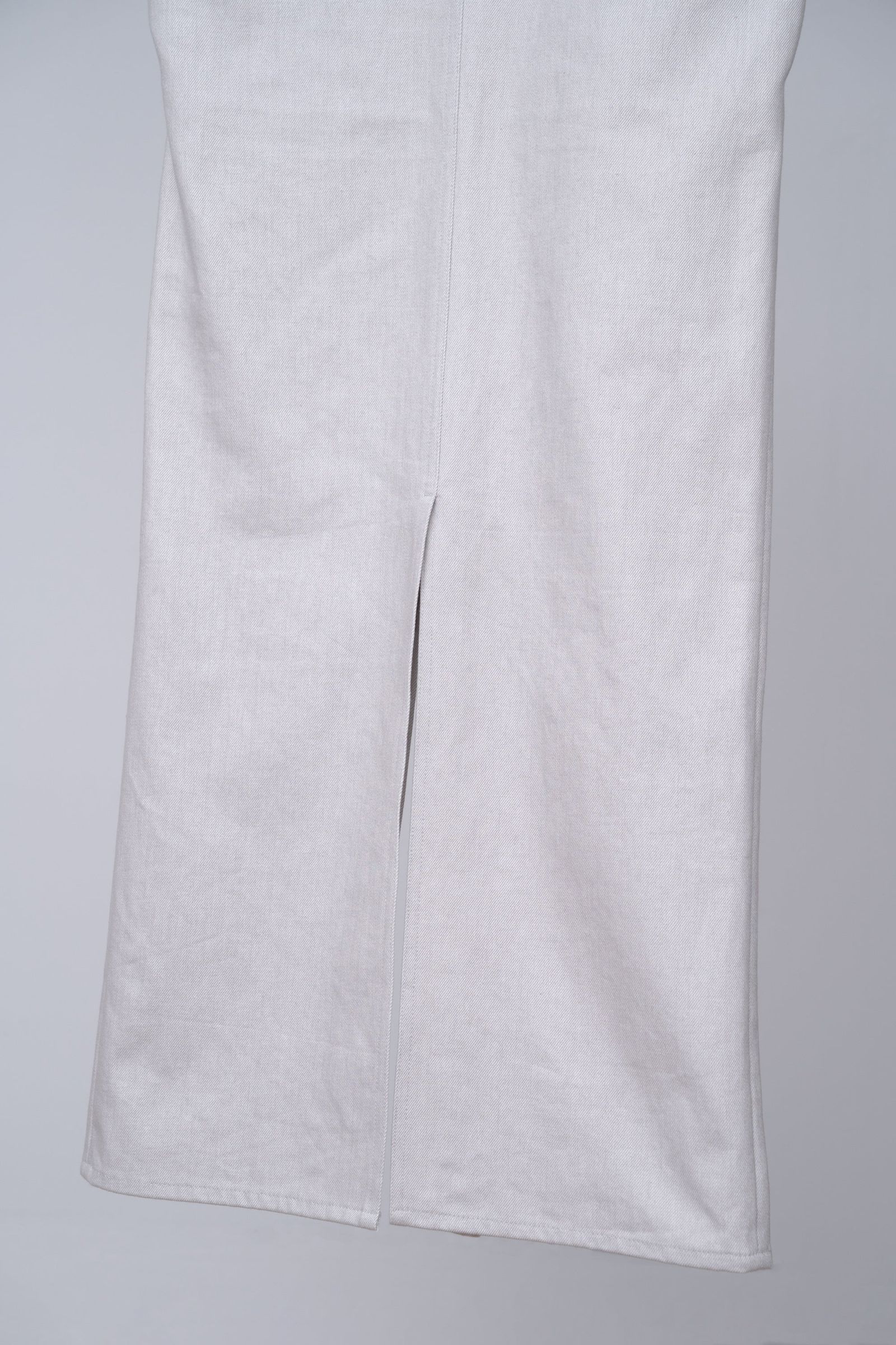 Refrain Denim Skirt [grey]