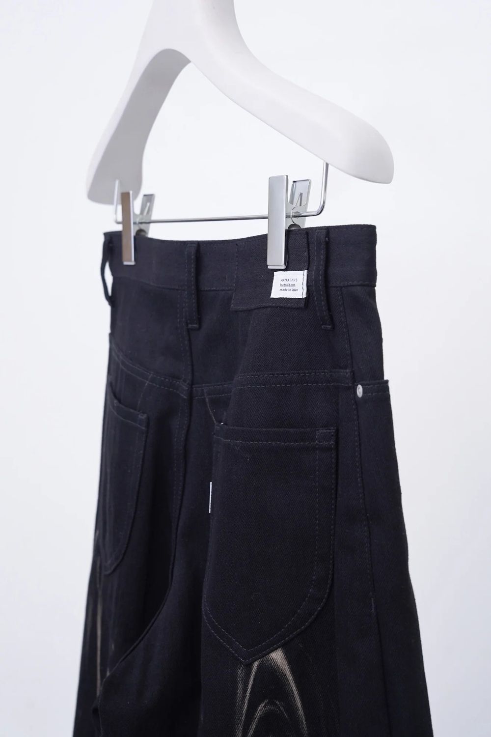 【26SS / 予約受付中】Refract Bleach Denim [black]  - リフラクトブリーチデニム [ブラック] / SS26BT09