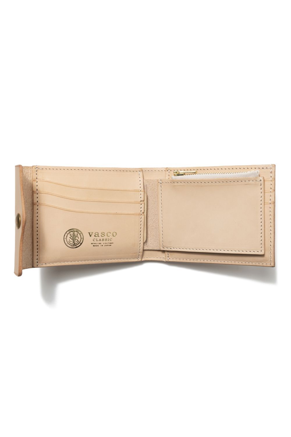 【25SS予約受付中｜12/17まで】レザーネイバルミドルウォレット [ベージュ] / LEATHER NAVAL MIDDLE WALLET [SAND]