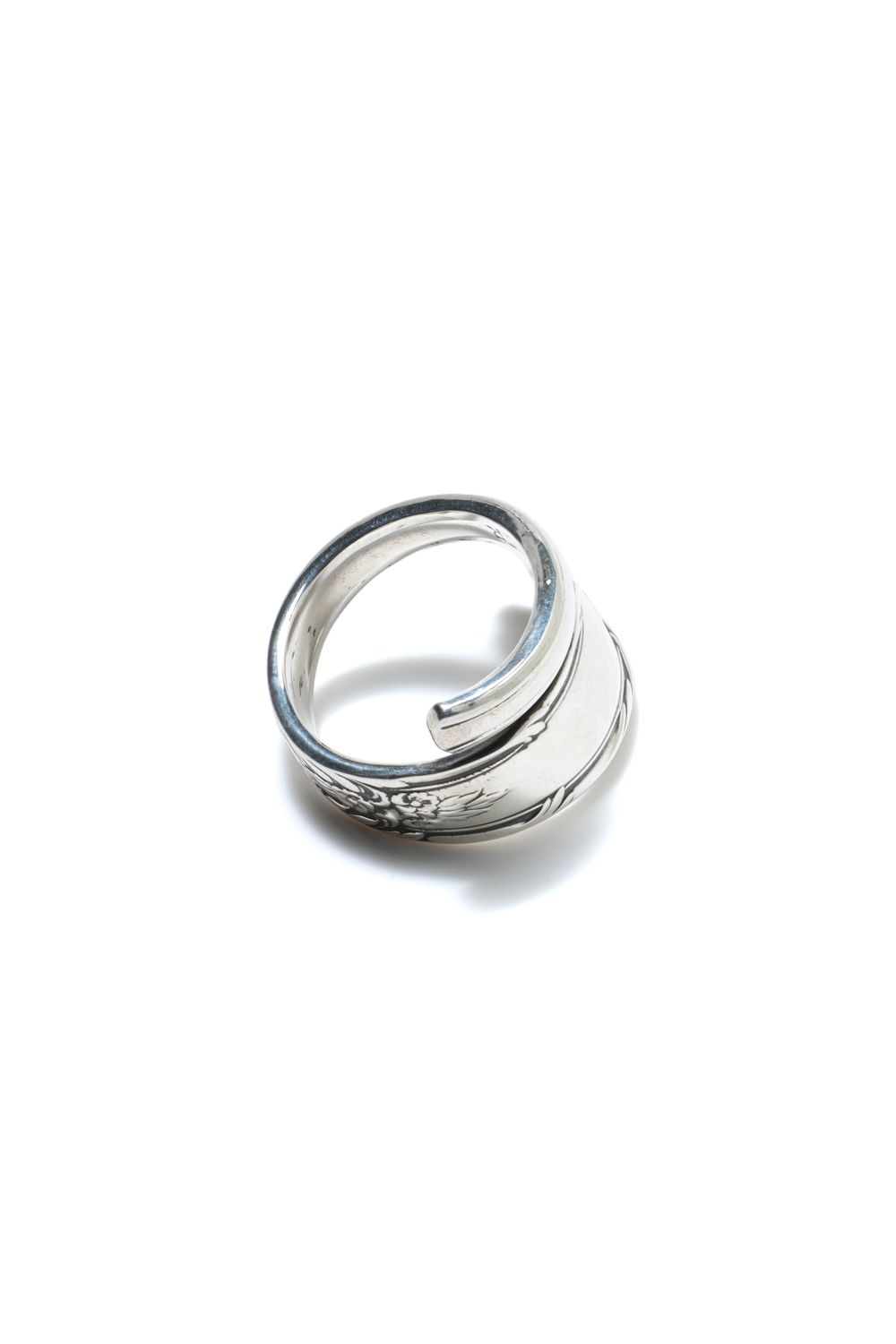 【1点もの】FLOWER SMOOTH SPOON RING / フラワースムーススプーンリング [SV]