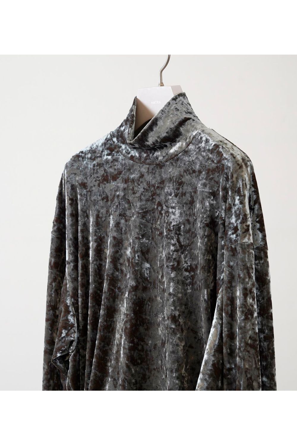 【24AW】Lunar Velour Moc Top [moss] - ルナーベロアモックトップ [モス] / AW24TO03