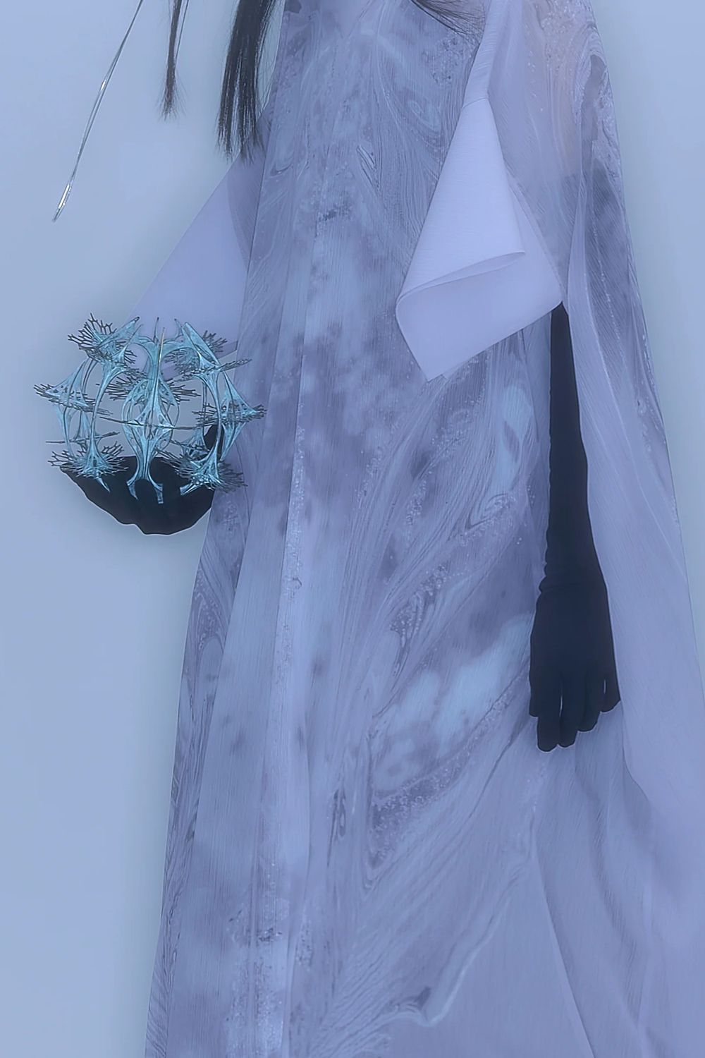 【26SS / 予約受付中】Phenomenal Sheer Robe [fog grey] - フェノメナルシアーローブ [フォググレー] / SS26RO01