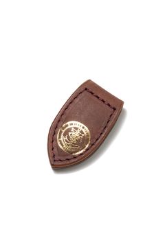 LEATHER GARRISON MONEY CLIP [BACKSKIN- WHISKY] | シェルコードバン マネークリップ / バックスキン ウイスキー