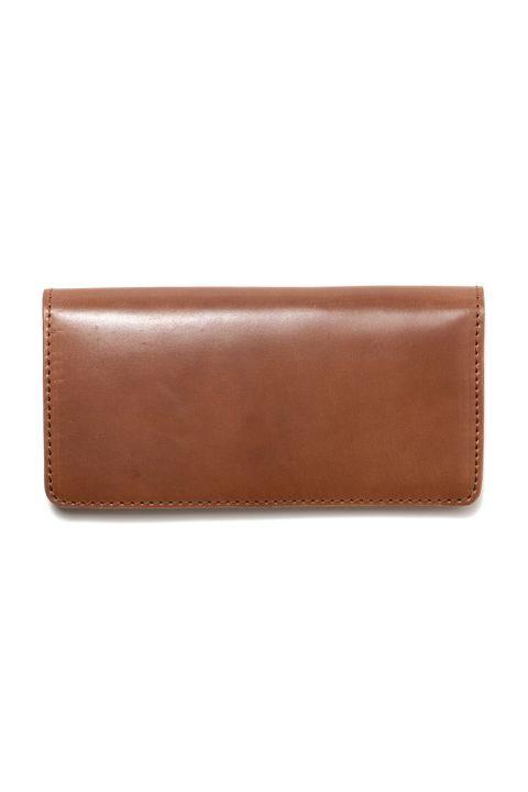 【ラスト1点】LEATHER GARRISON LONG WALLET [BOURBON] | シェルコードバン ロングウォレット / バーボン
