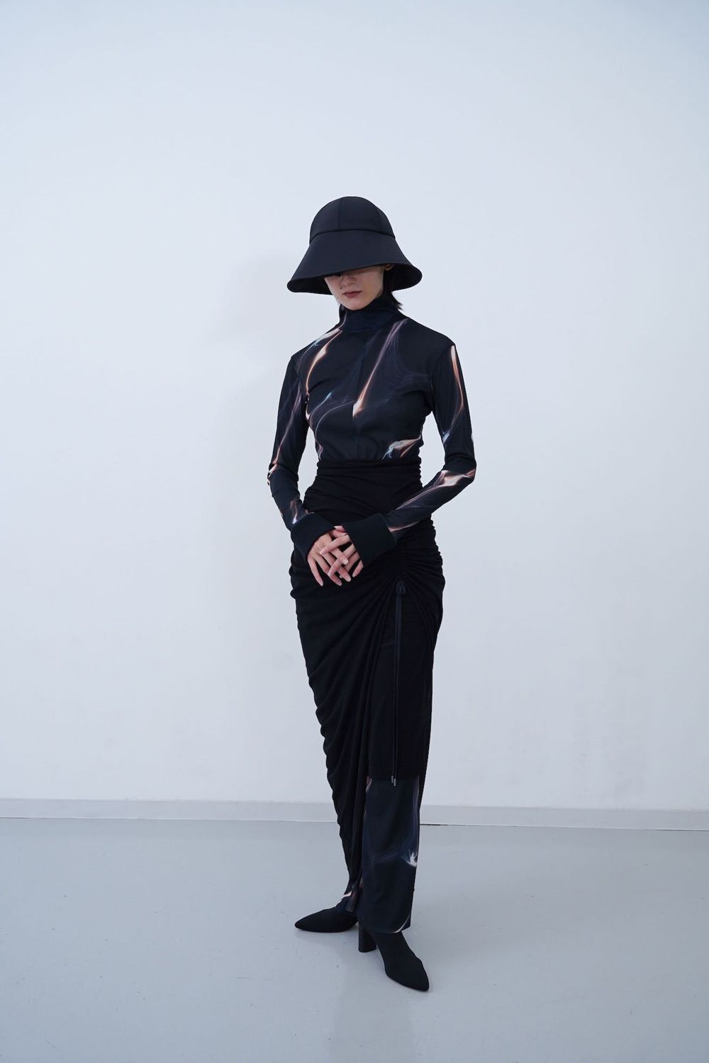 【24SS】Equil Skirt [black]  - エクゥイルスカート [ブラック] / SS24BT08