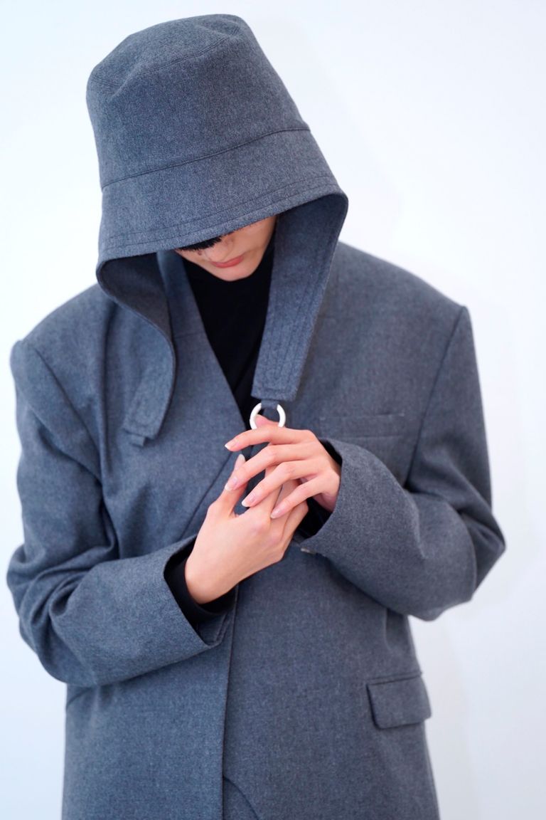 HATRA - 【23AW】Moebius Hat [grey] - メビウスハット [グレー 