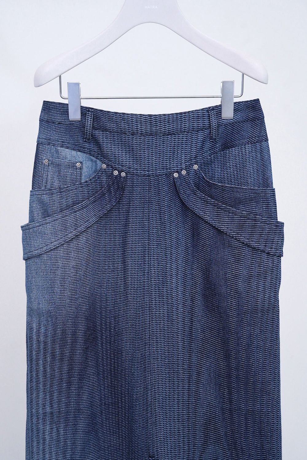 【26SS / 予約受付中】Mirage Bleach Skirt [navy]  - ミラージュブリーチスカート [ネイビー] / SS26BT08
