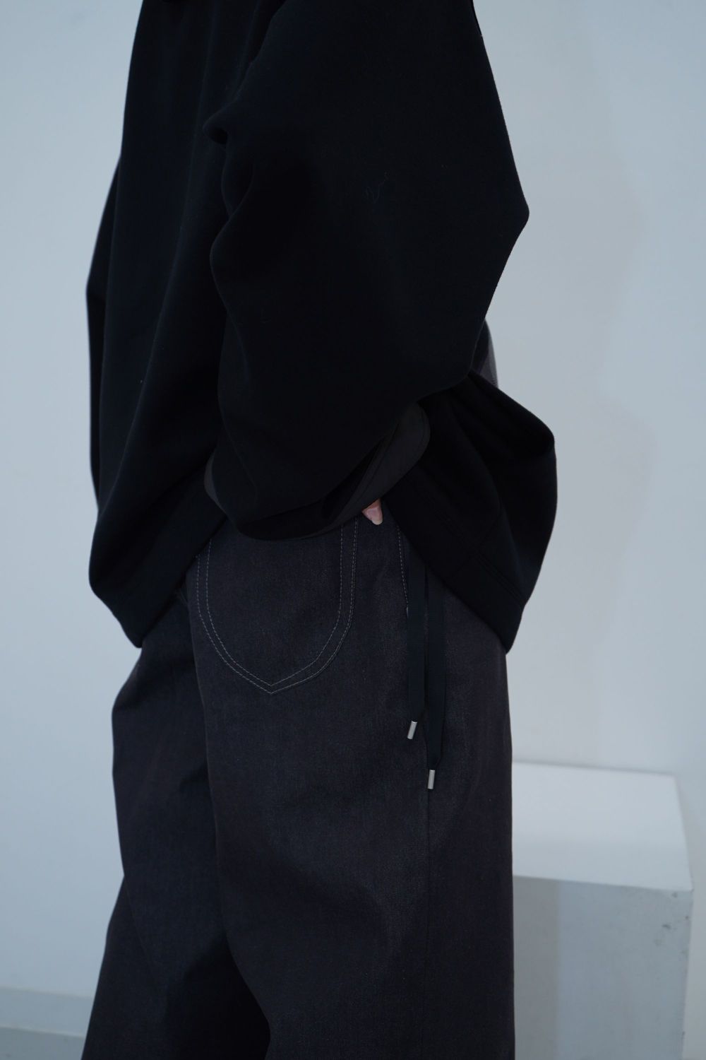 HATRA - 【23SS】Bold Denim [black] - ボールドデニム