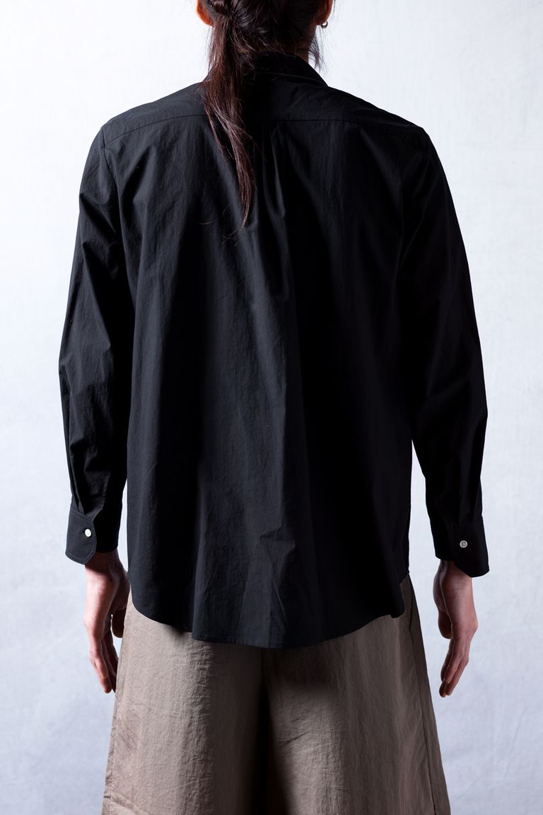 HATRA - 【21SS】Calm Organ Shirt [BLACK] - カームオルガンシャツ 