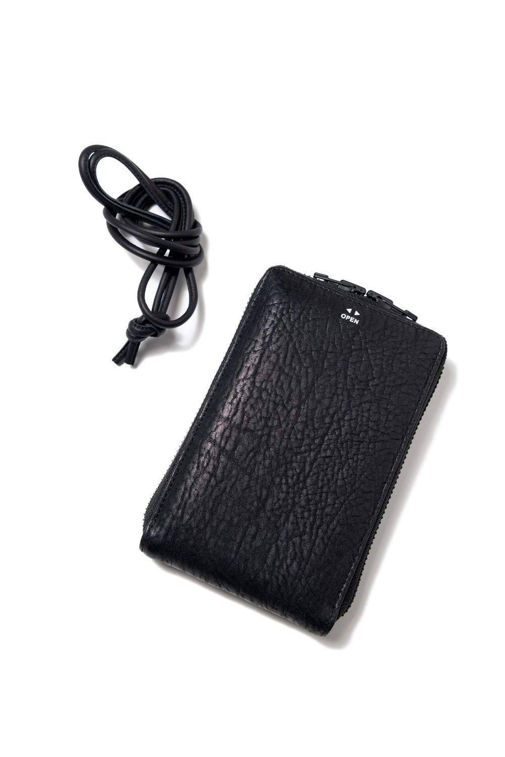 macromauro - HORSE SHOULDER WALLET [BLACK] / ホースショルダー