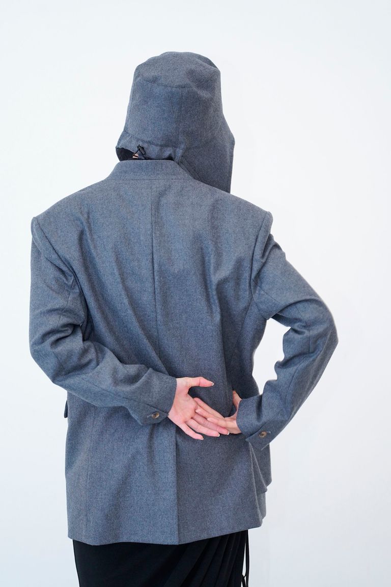 HATRA - 【23AW】Moebius Hat [grey] - メビウスハット [グレー  