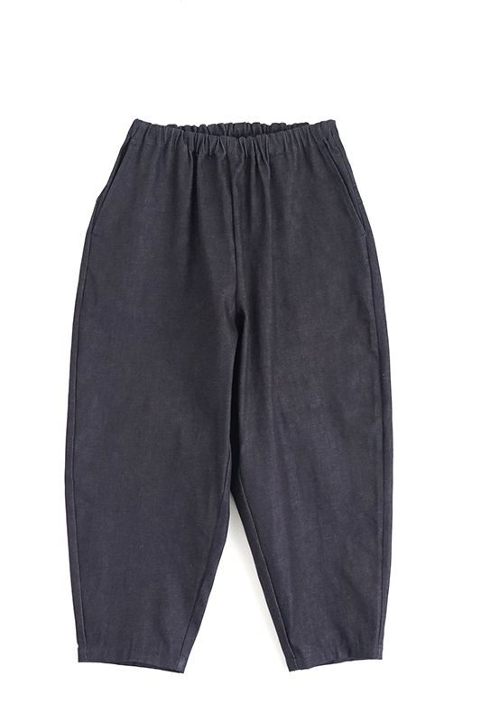 【24AW】denim cropped pants [DEEP BLUE] - デニムクロップドパンツ [ディープブルー] / vu-pnt-005