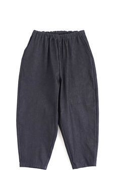 【24AW】denim cropped pants [DEEP BLUE] - デニムクロップドパンツ [ディープブルー] / vu-pnt-005