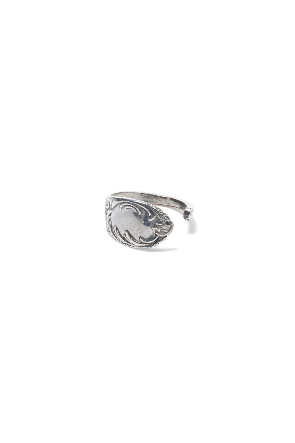 【1点もの】RELIEF SUGAR SPOON RING / レリーフシュガースプーンリング [SV]