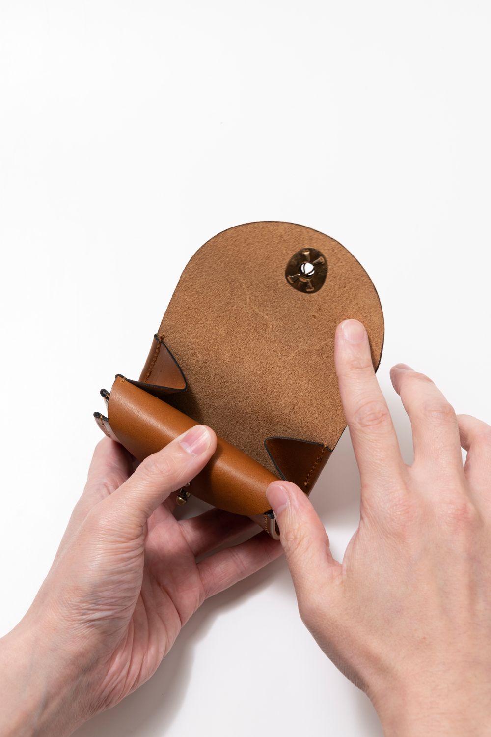 【25SS予約商品】LEATHER GARSON POCKET WALLET [MEAL] | ギャルソンポケットウォレット / キャメル