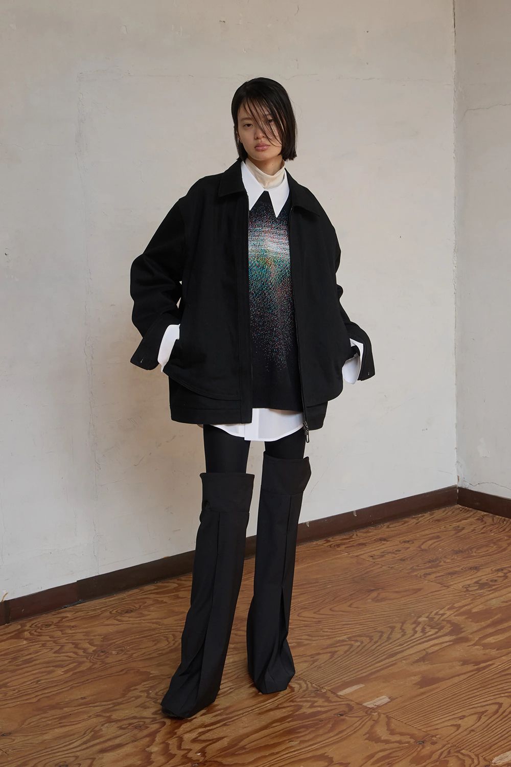 【26AW / 予約受付中】Airport Denim Jacket [black] - エアポートデニムジャケット [ブラック] / FW26OU05