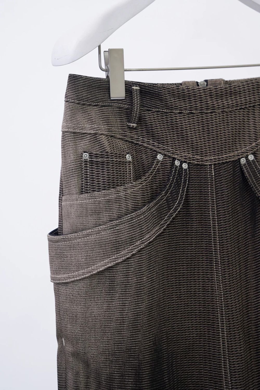 【26SS / 予約受付中】Mirage Bleach Skirt [black]  - ミラージュブリーチスカート [ブラック] / SS26BT08