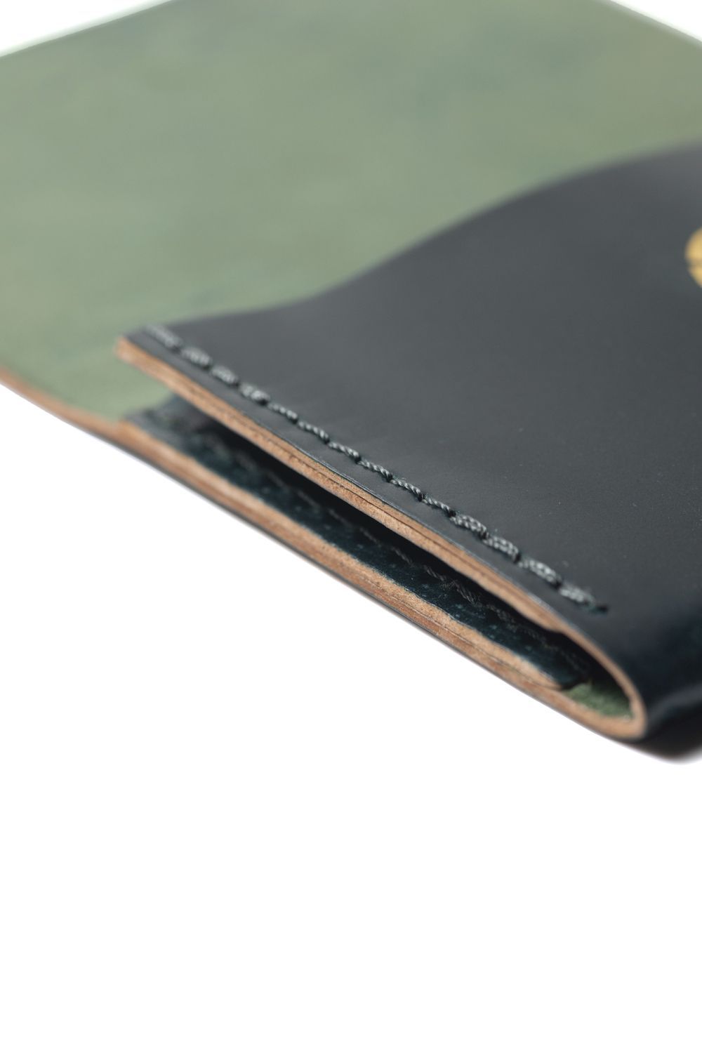 シェルコードバンカードケース [グリーン] / LEATHER GARRISON CARDCASE [GREEN]
