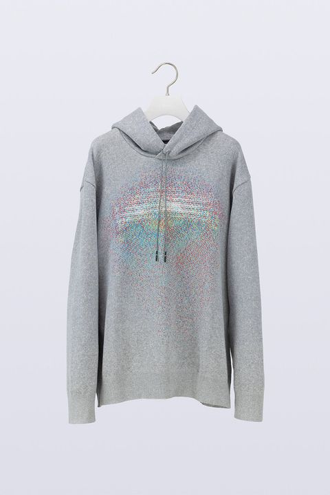 【26AW / 予約受付中】Photon Knit Hoodie [grey] - フォトンニットフーディ [グレー] / FW26KN02