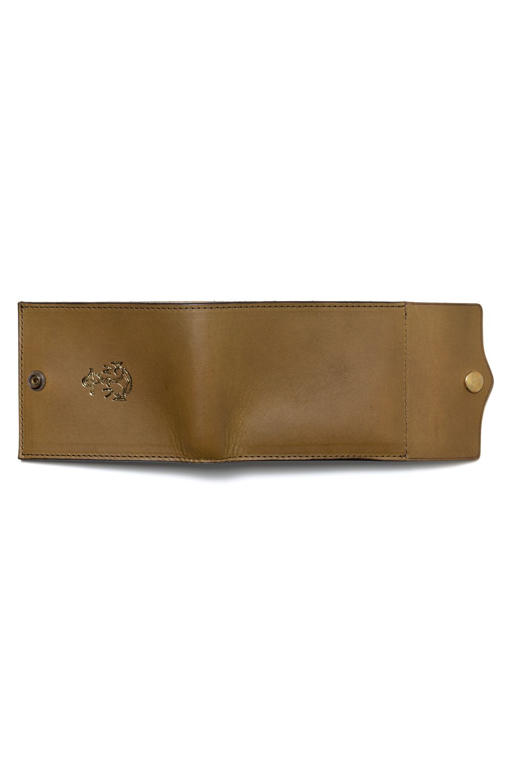 【25SS予約商品】レザーネイバルミドルウォレット [オリーブ] / LEATHER NAVAL MIDDLE WALLET [VERDE]