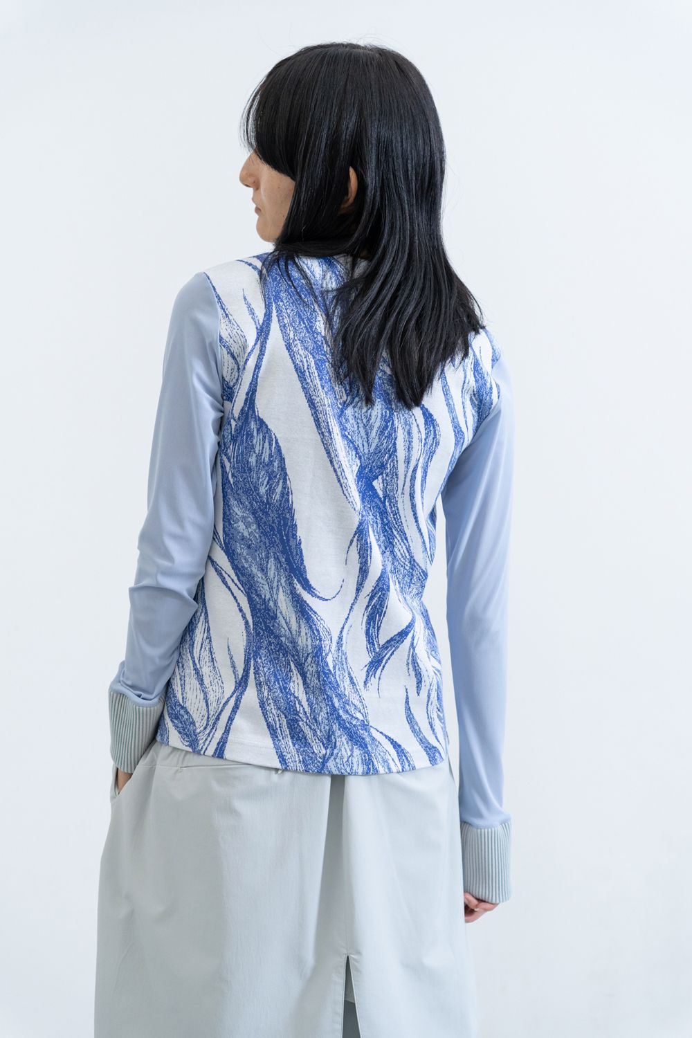 【25SS】Aero Cardigan [blue] - エアロカーディガン [ブルー] / SS25TO08