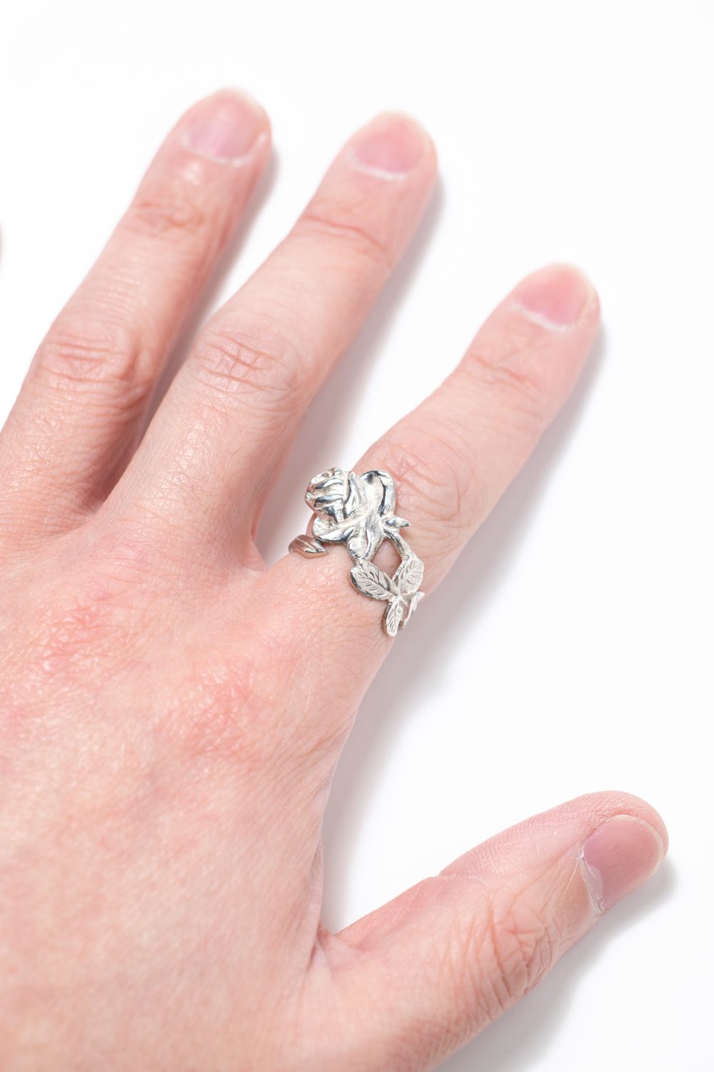 【1点もの】ROSE IVY SPOON RING / ローズアイビースプーンリング [SV]