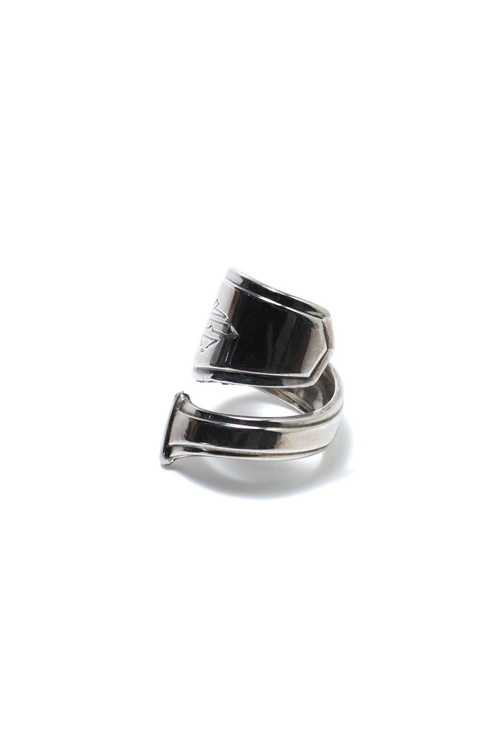 【1点もの】GEOMETRIC ARCH SPOON RING / ジオメトリックアーチスプーンリング [SV]