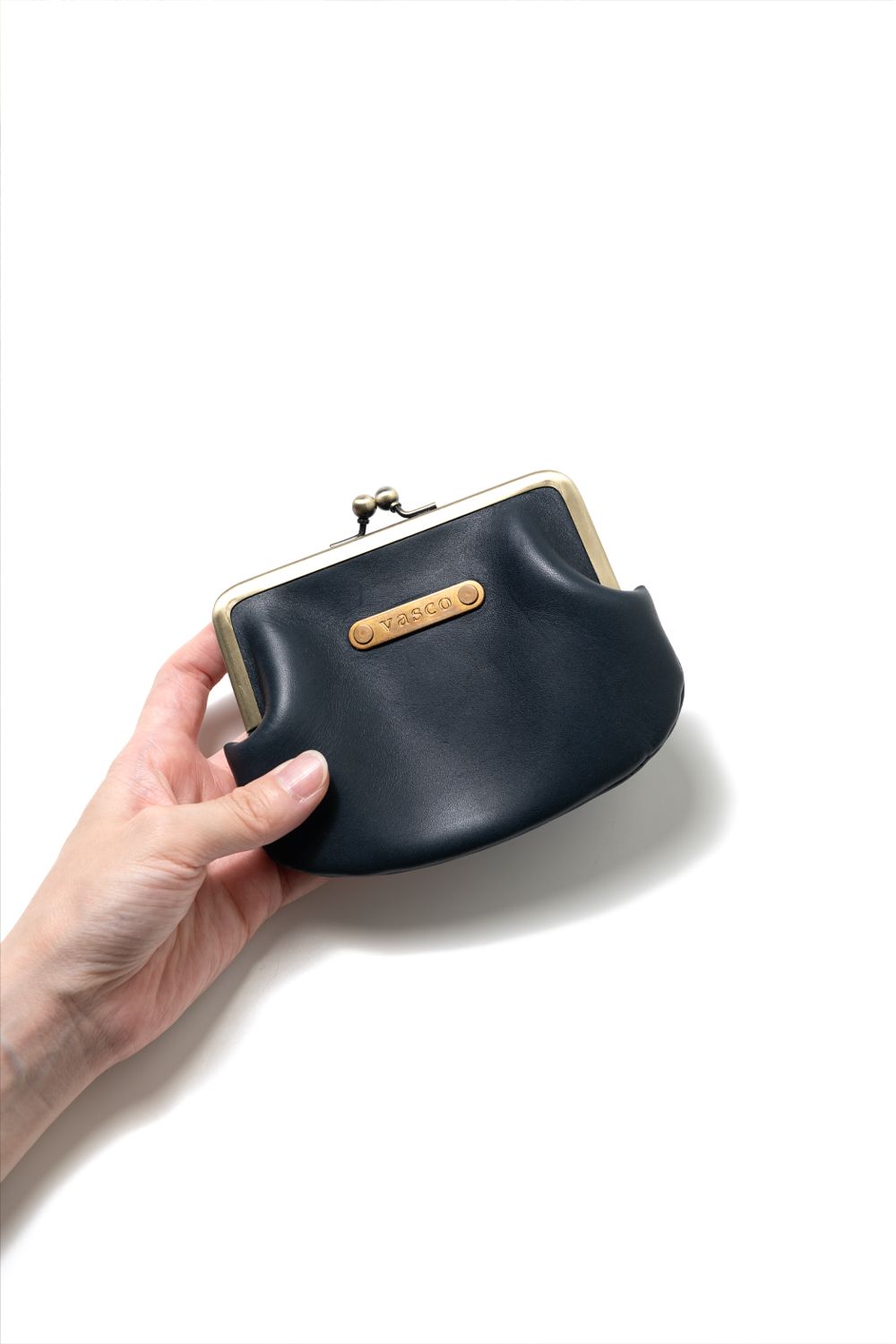 【26SS】LEATHER VOYAGE COIN PURSE [MARINE] | コインパース (がま口) / ネイビー