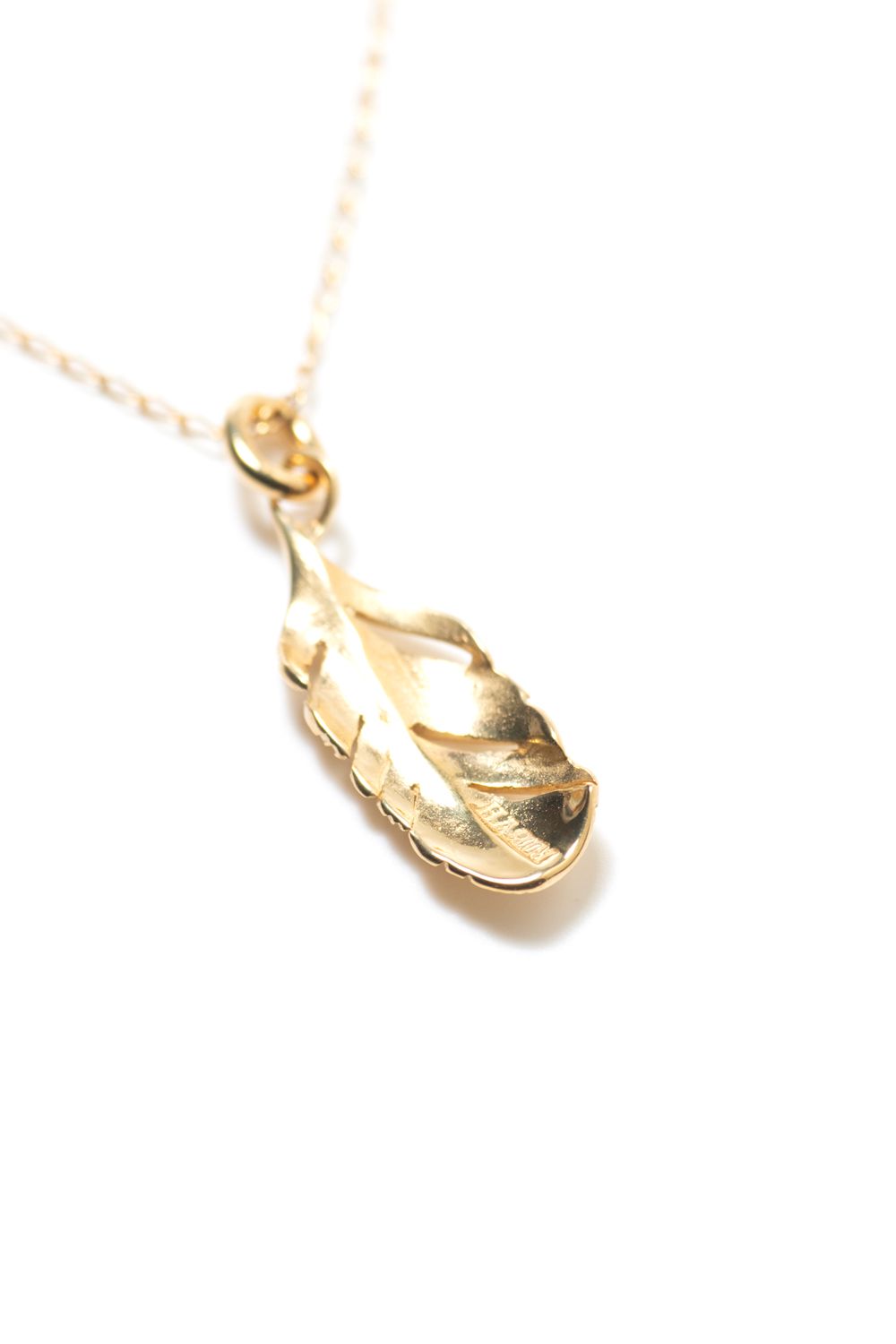 【ラスト1点】EX TINY FEATHER PENDANT GP / エクストラタイニーフェザーペンダント [ゴールド]