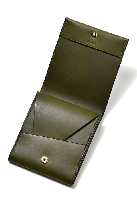 LERAY BF - Short wallet [OLIVE] / ルレイビーエフ - 二つ折り財布 [オリーブ]