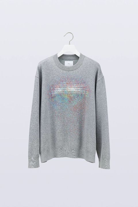 【26AW / 予約受付中】Photon Knit Sweater [grey] - フォトンニットセーター [グレー] / FW26KN01