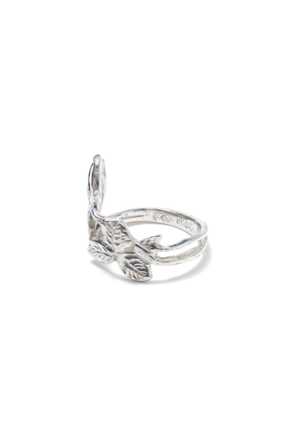 【1点もの】ROSE IVY SPOON RING / ローズアイビースプーンリング [SV]
