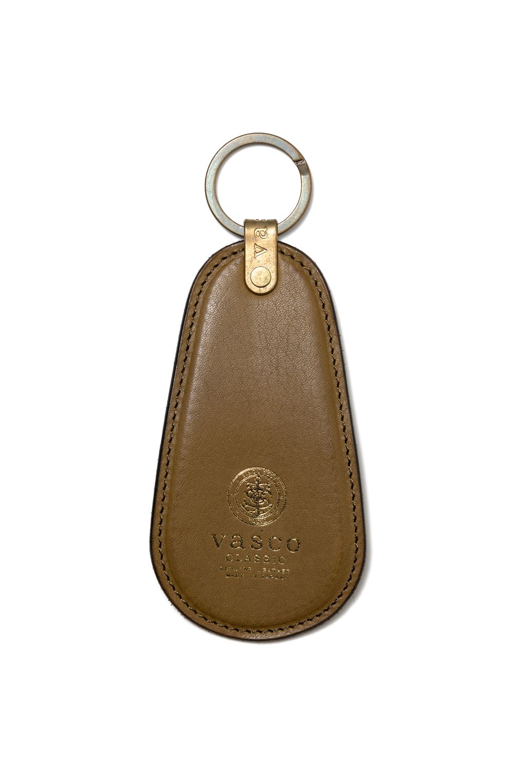 LEATHER VOYAGE SHOE HORN [VERDE] | シューホーン / オリーブ