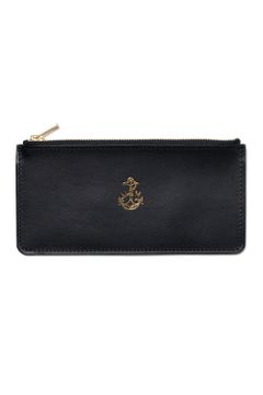 LEATHER NAVAL ZIP LONG WALLET [NERO] | ネイバル ジップロングウォレット / ブラック
