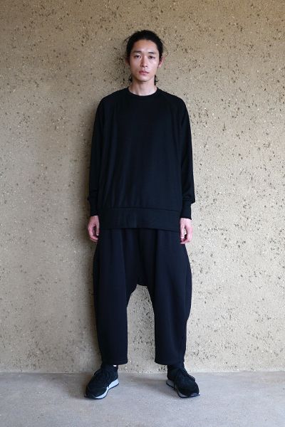 【24AW】basic long knit [BLACK] - ベーシックロングニット [ブラック] / vum-kn01