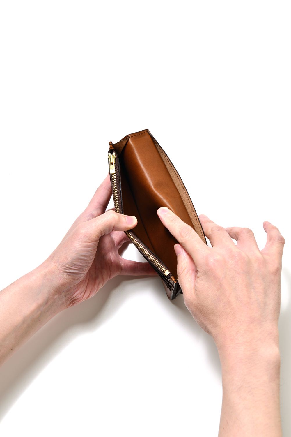 レザーボヤージュロングウォレット [ブラウン] / LEATHER VOYAGE LONG WALLET [CORTESIA]
