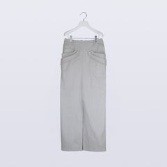 Refrain Denim Skirt [grey]