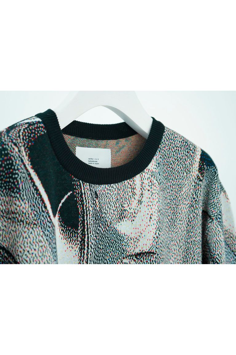 HATRA - 【23AW】Weld Knit Sweater [silver] - ウェルドニット 