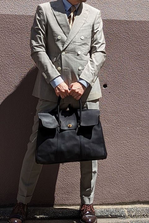 【26SS / 予約受付中】レザーサドルトートバッグ / LEATHER SADDLE TOTE BAG (6色展開)