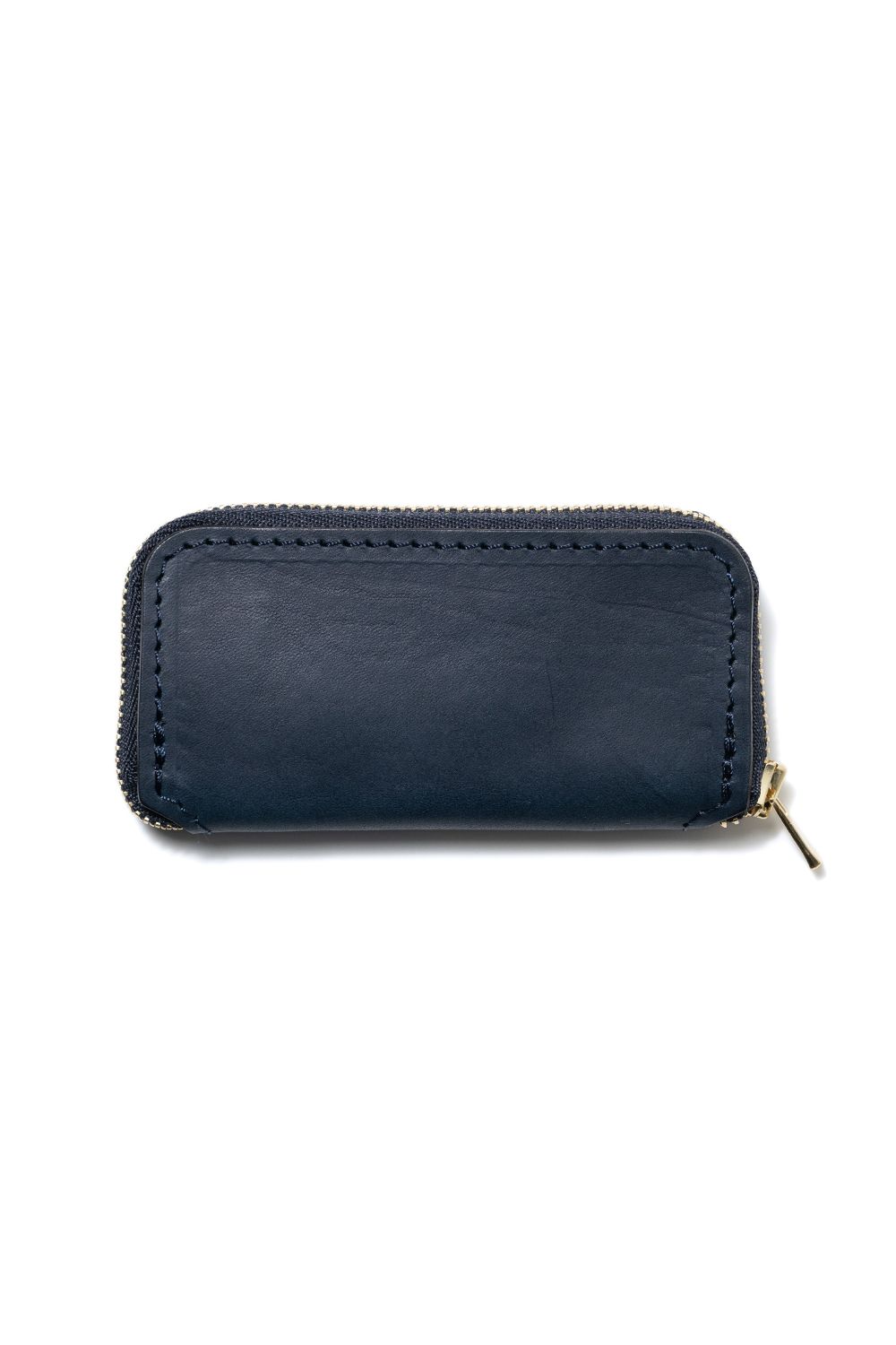 LEATHER VOYAGE ROUND ZIP KEY CASE [MARINE] | キーケース (ラウンドジップ) / ネイビー