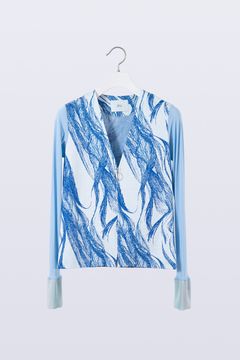 【25SS】Aero Cardigan [blue] - エアロカーディガン [ブルー] / SS25TO08