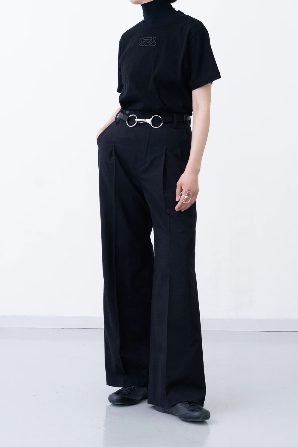 【26SS / 予約受付中】Layhak Trousers [black]  - レイハックトラウザーズ [ブラック] / SS26BT02