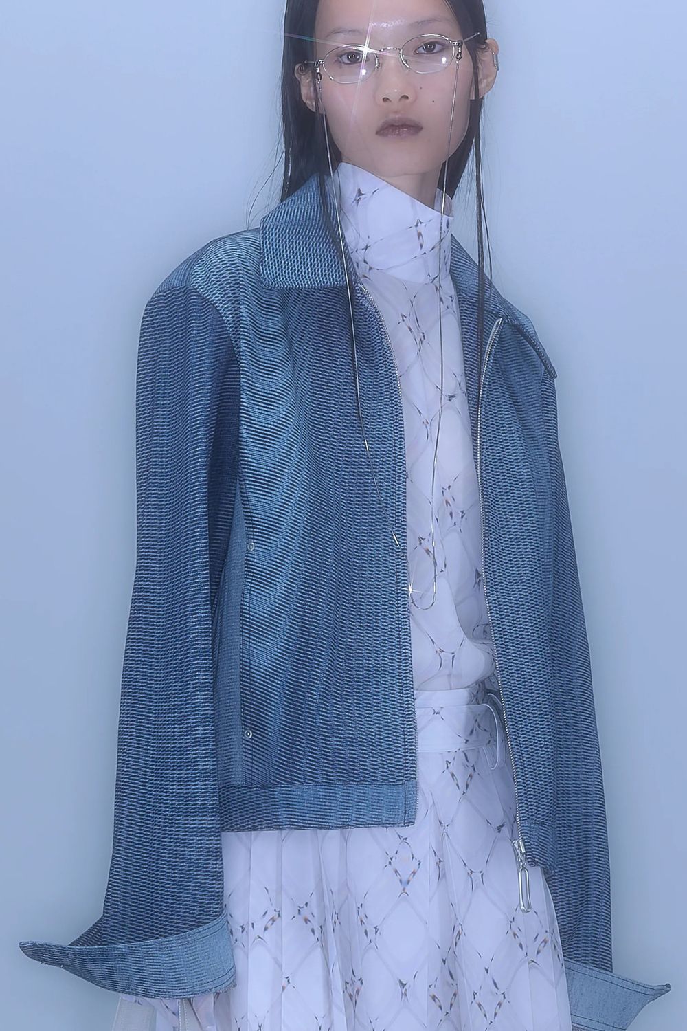 【26SS / 予約受付中】Mirage Bleach Denim Jacket [navy] - ミラージュブリーチデニムジャケット [ネイビー] / SS26OU03