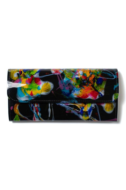 PAINT WALLET LONG [BLACK] / ペイントウォレットロング [ブラック]