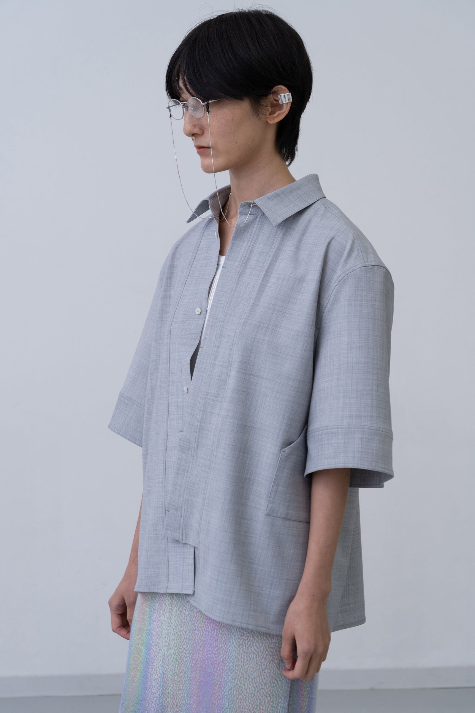 Tri Front Shirt [grey]