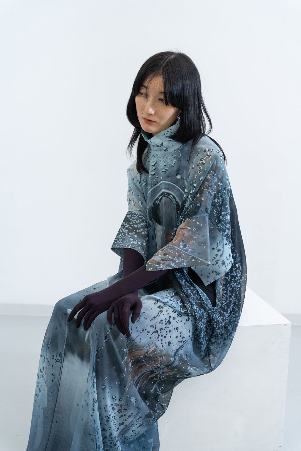 HATRA - 【ラスト1点 / 25SS】Phenomenal Sheer Robe [mist