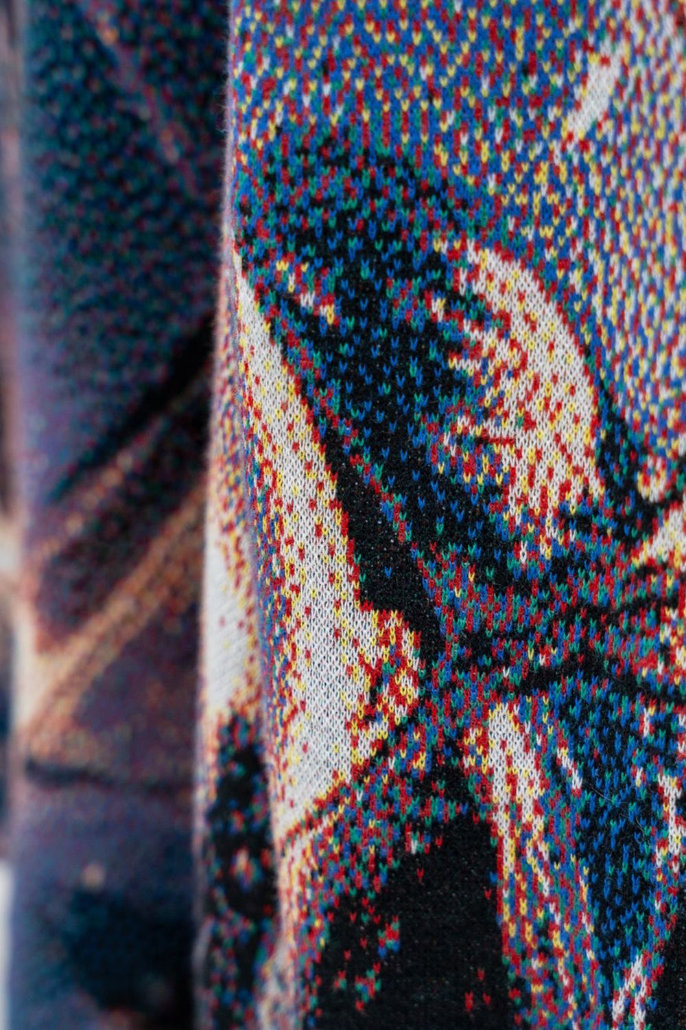 【ラスト1点 / 25AW】Time Lapse Knit Robe [night] - タイムラプスニットローブ [ナイト] / FW25KN02