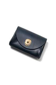 【25SS予約商品】LEATHER GARSON POCKET WALLET [MARINE] | ギャルソンポケットウォレット / ネイビー