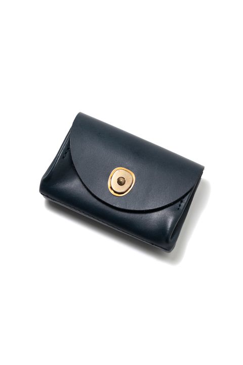 【25SS予約商品】LEATHER GARSON POCKET WALLET [MARINE] | ギャルソンポケットウォレット / ネイビー