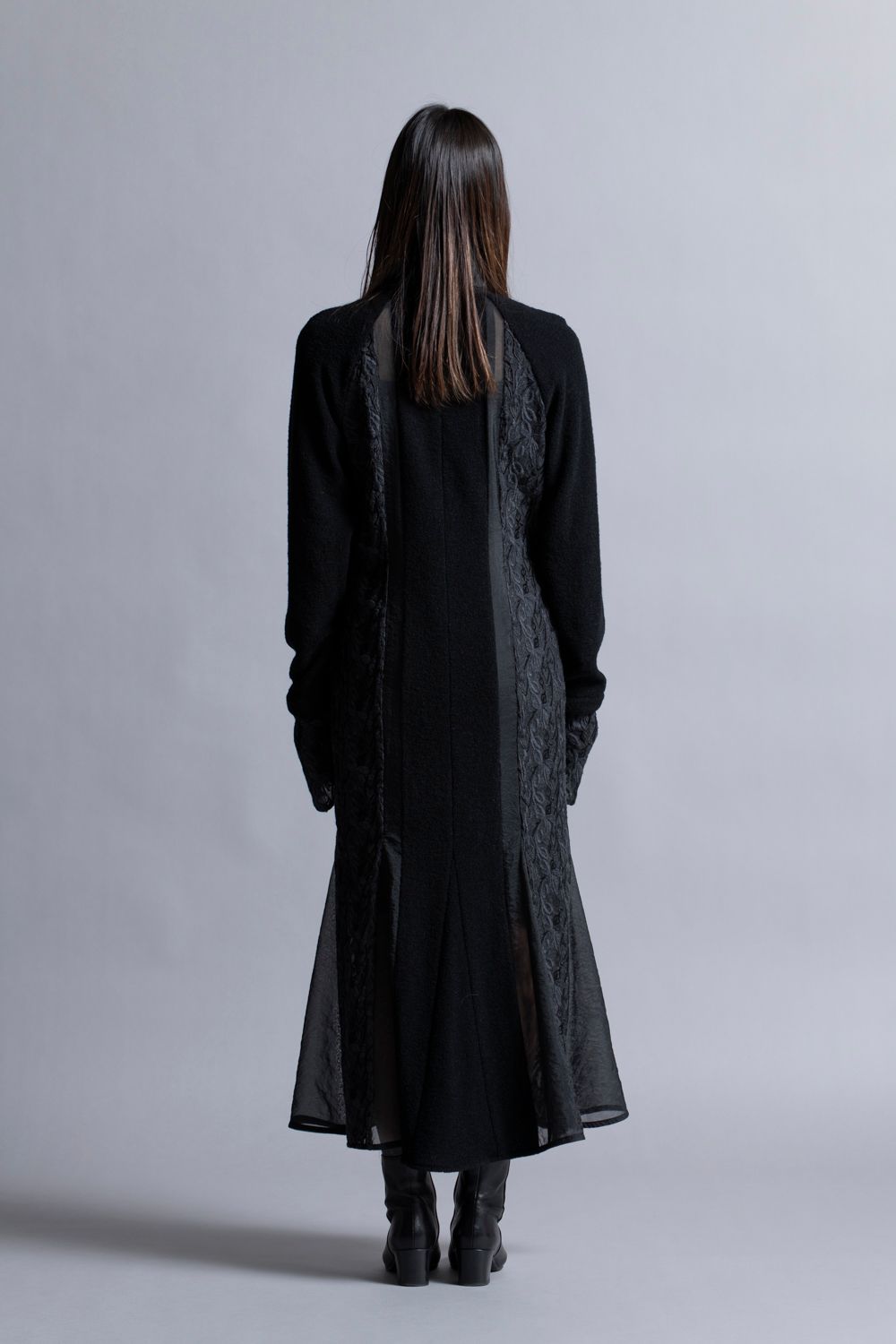 【24AW】CHILI PEPPER レースシアードレス [Black]